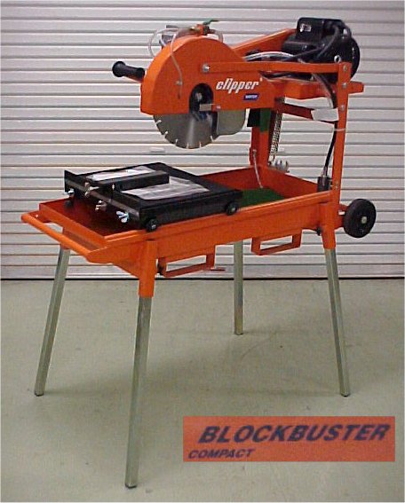 Clipper Blockbuster III Compact 1.5 HP Electric Masonry Saw