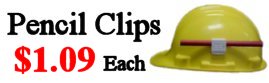 Pencil Clips Only .89 Cents Each!