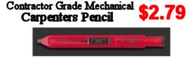 Contractor Grade Carpenter Pencils