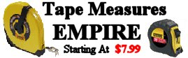 EMPIRE Tape Measures