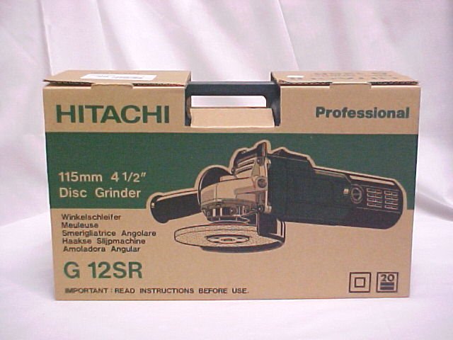 4-1/2" Hitachi Power Professional Disc Grinder - 8.2 AMPS