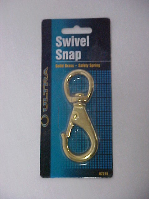 Ultra  Solid Brass Swivel Snap With Safety Spring