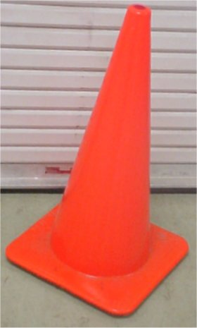 12" Orange Traffic Cone - Road/Highway Construction Safety Cone