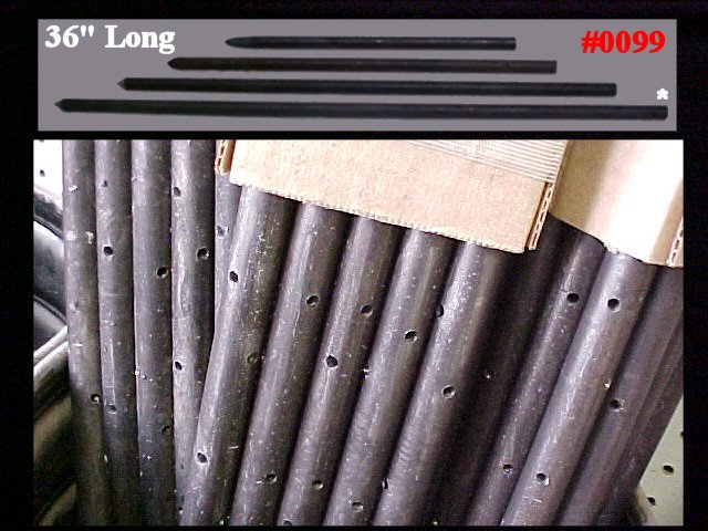 36" Long Concrete Form Nail Stakes