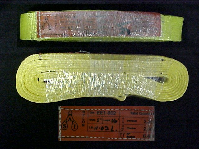 16' Nylon Heavy Weight Capacity Stone Lifting - Moving Strap Belt