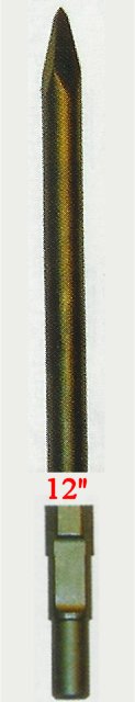 12" New England Carbide Moil/Bull Point For Spline Drive