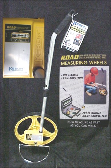 Keson Roadrunner Professional Long Distance Measuring Wheel