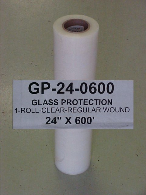 Clear Polyethylene Short Term Glass Surface Protection