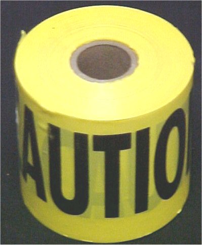 200 Ft. Yellow Caution Construction Safety Warning Flagging Tape