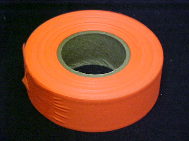 150 Ft. Orange Construction Caution Road Safety Flagging Tape