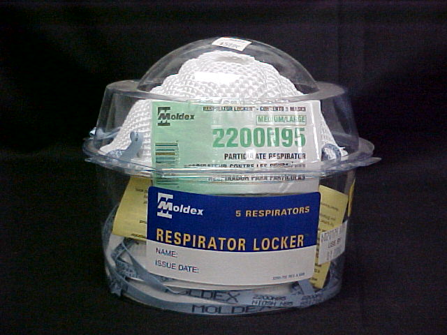 Moldex Dust Mask - Particulate Respirator Mask Locker (5-Pack)