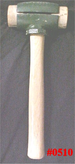 3 lb. Replaceable 2-3/4" Face Rawhide Refractory Hammer