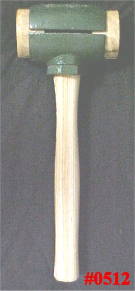 6  lb. Garland Replaceable Face Rawhide Refractory Masonry Hammer