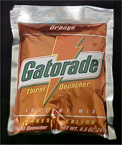 8.5oz. Orange Gatorade Instant Powder Beverage Makes 1 Gallon