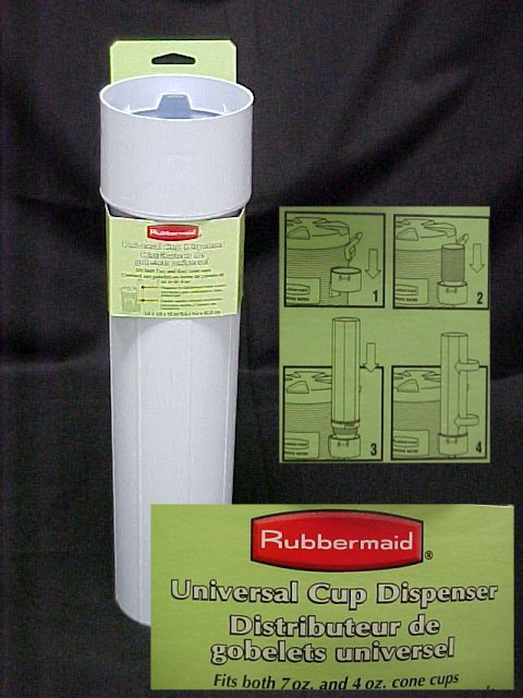 Universal Drinking Cup Dispenser Fits 7 & 4 Ounce Cone Drink Cups