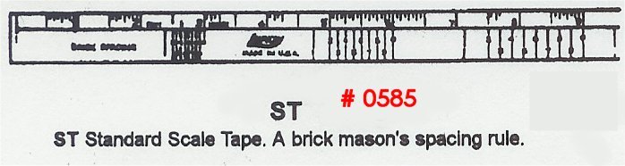 ST Standard Scale Tape