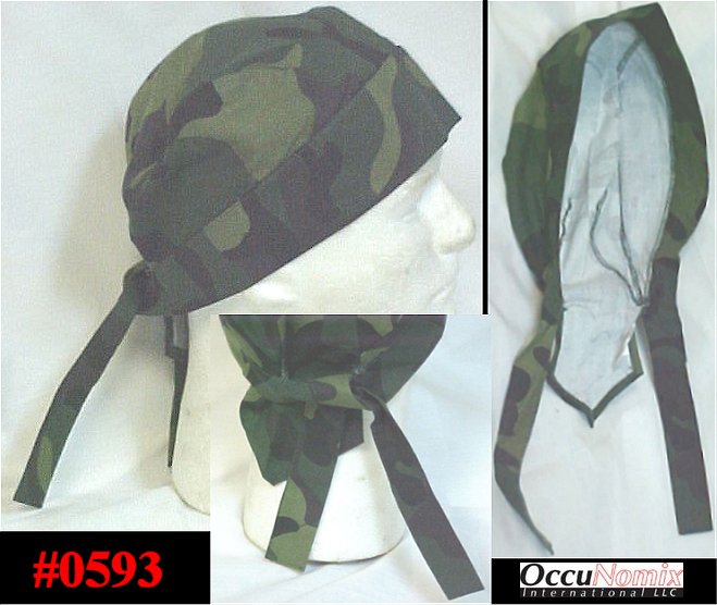 Tuff Nougies Doo Rag Camouflage Doo Hat Camo Hat Liner