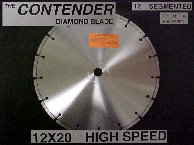 12" Clipper Contender Diamond Brick/Block Combo Blade