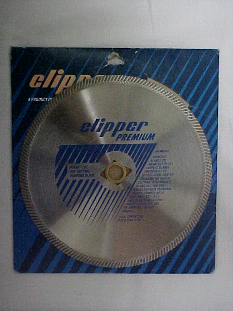 8" Clipper Continuous Rim Turbo Diamond Blade