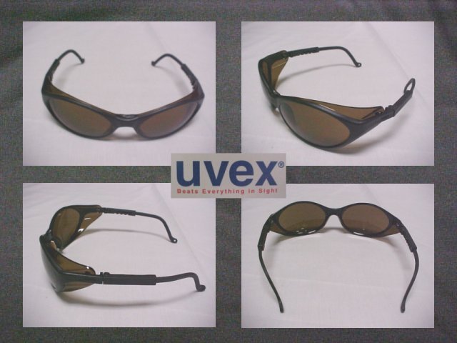 UVEX Bandit Sporty Design Safety Sun Glasses - W/Espresso Lens