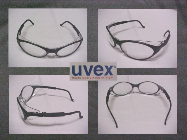 UVEX Bandit Sporty Design Safety Sun Glasses - W/Clear Lens