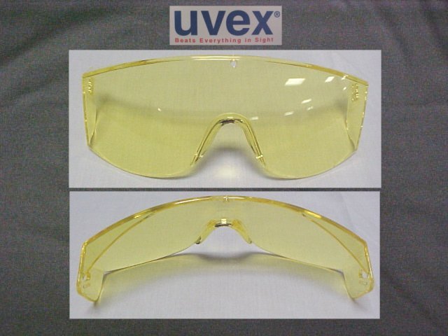 Amber UVEX Stylish Industrial Safety Sun Glasses Replacement Lens