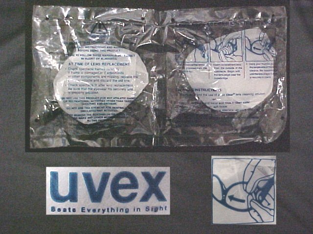 UVEX Spoggle Safety Goggles Clear Anti-Fog Replacement Lens