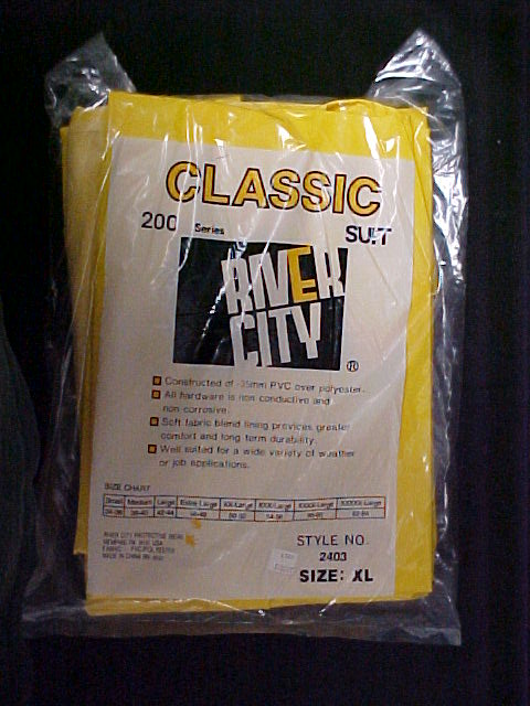 3 Piece Xtra Large River City Classic Rain Suit