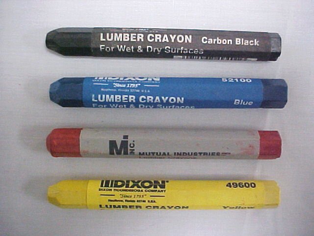 Hexagonal Wet-Dry Masonry & Concrete Lumber Crayon