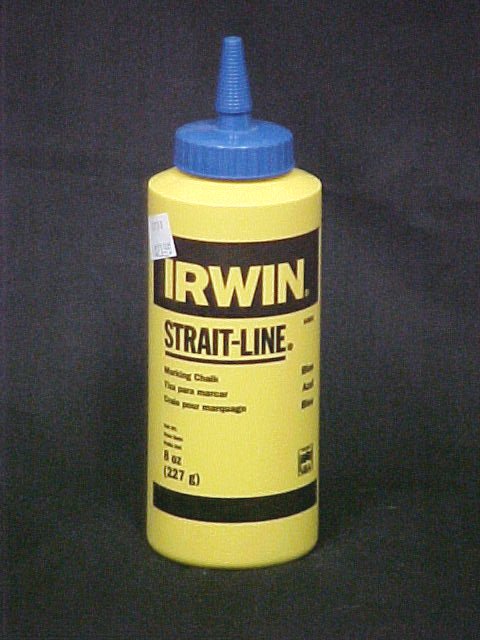 8oz. Irwin Blue Powdered Marking Chalk String Line Box Refill