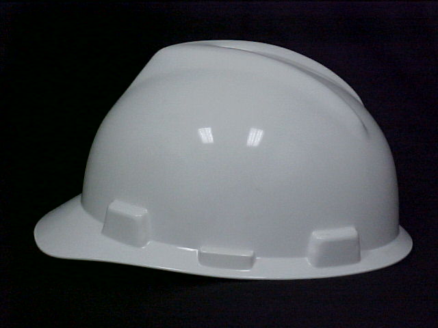 Mine Safety Appliances Construction Safety  Hard Hat - White