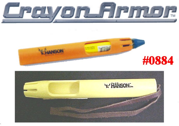 Crayon Armor Plastic Marking Crayon Protector Holder Tube