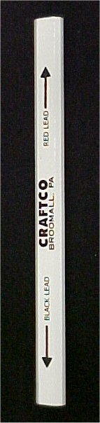 Craftco Red & Black Lead Masonry Carpenter's Pencil
