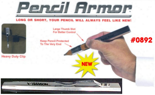 Pencil Armor - Pencil Holder/Protector W/Heavy-Duty Clip