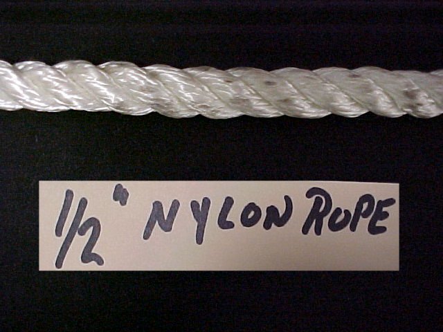 1/2" Nylon Rope - Sold By The Foot