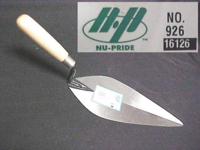 10" Nu-Pride Philadelphia Pattern Brick Trowel