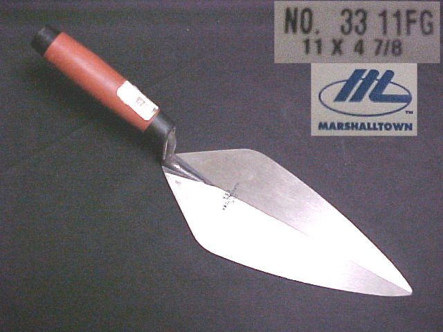 11" London Pattern Brick Trowel With DuraSoft®  Handle
