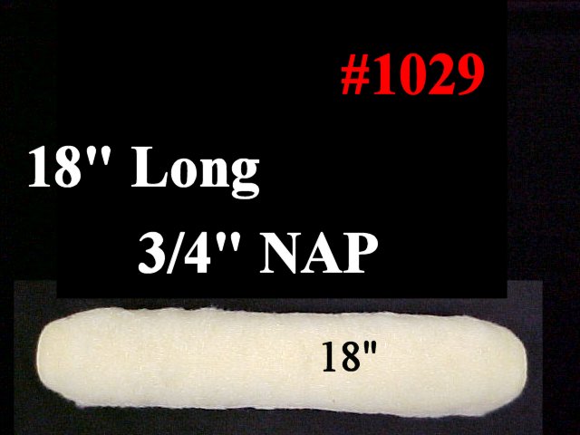 18" Paint, Latex & Oil Roller Cover For Rough Surface - 3/4" NAP