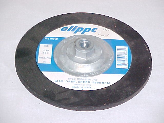 7" x 1/4" x 5/8-11" Ra. Hub Metal Grinding Wheel