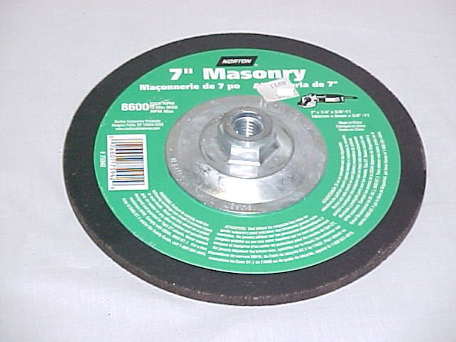 7" x 1/4" x 5/8-11" Norton Wall Scraper Replacement Blade