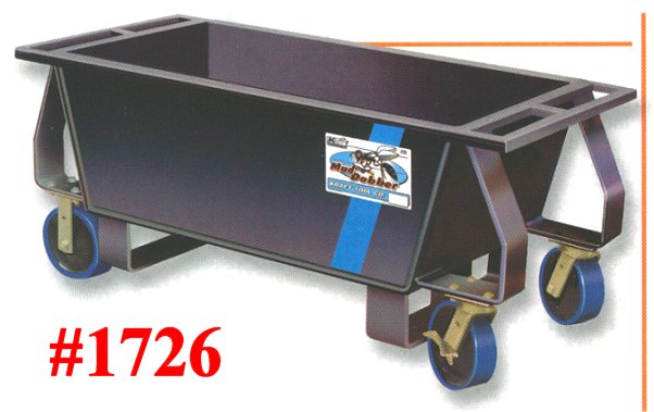 Kraft Tool Co. Heavy-Duty Steel ProForm Wheeled Mortar Box