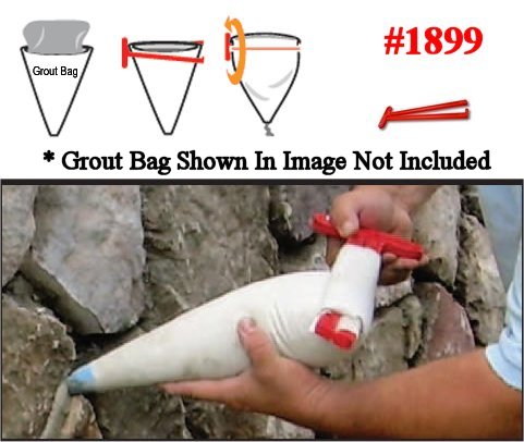Twist n' Grout - For Easy Grout Bag Masonry Grout Application