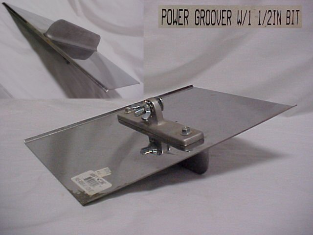 9" x 12" Power Groover, 1-1/2" Bit, 1/4" Radius, 5/8" Width