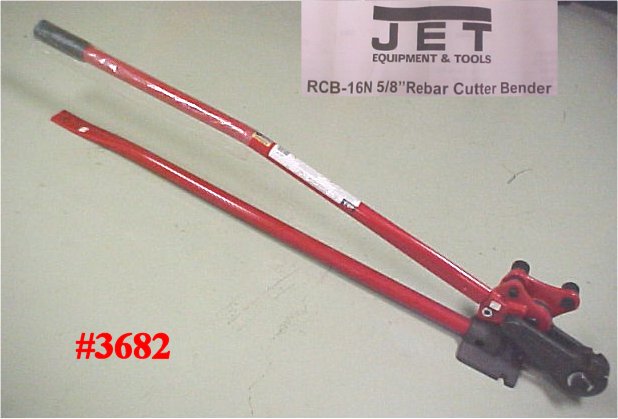 52" Long Mountable Rebar Cutter For Up To 5/8" Diameter Rod