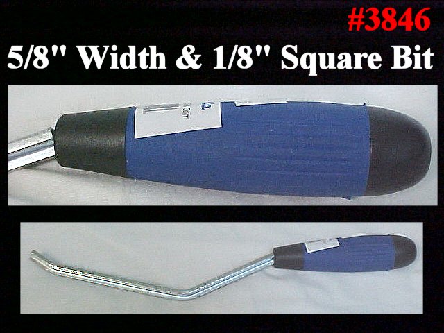 5/8" x 1/8" Square Grapevine Jointer W/Comfort Grip Handle
