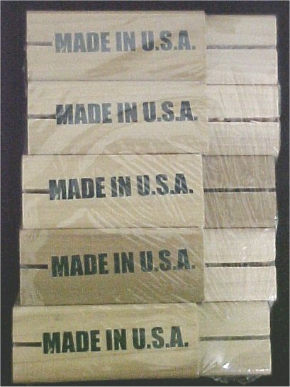 Short Wooden Line Blocks - 10 Pack