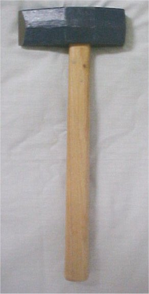 3 Lb. Bon Tempered Steel Stone Mason's Hammer W/16" Wood Handle