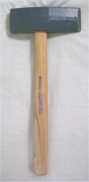 6 Lb. Bon Tool Co. Tempered Steel Stone Mason's Hammer