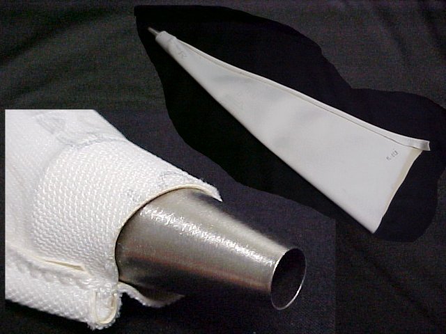 Heavy Duty Large Vinyl Grout Bag With 3/8" Tip