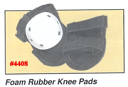 Professional Foam Rubber Knee Pads With Velcro Closures